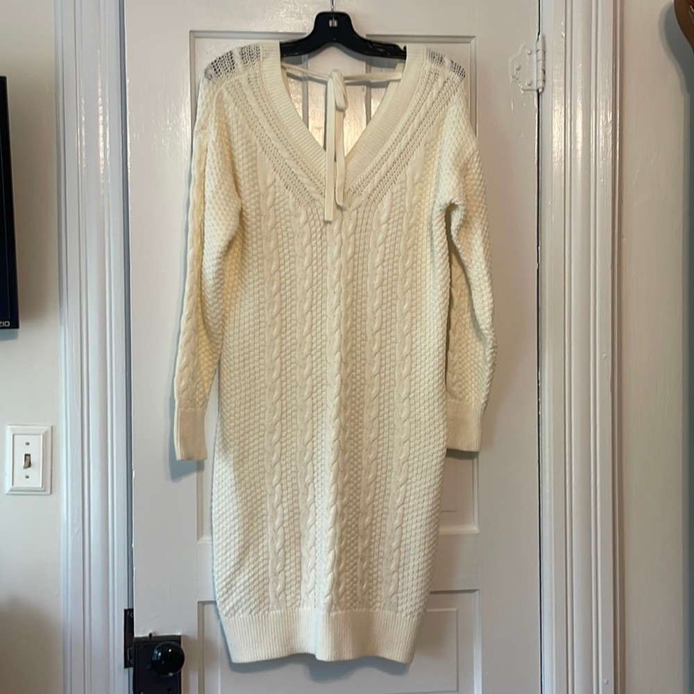 White Sweater Dress!